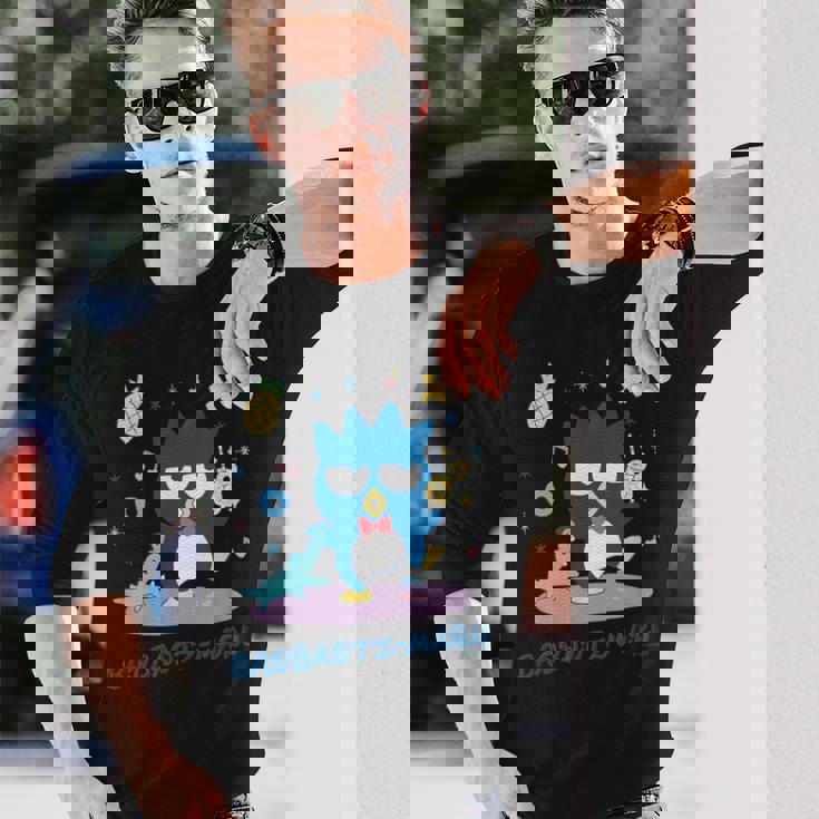 バッドばつ丸 かんぱい 【バレンタインギフトにおすすめ！】 長袖Tシャツ 彼への贈り物