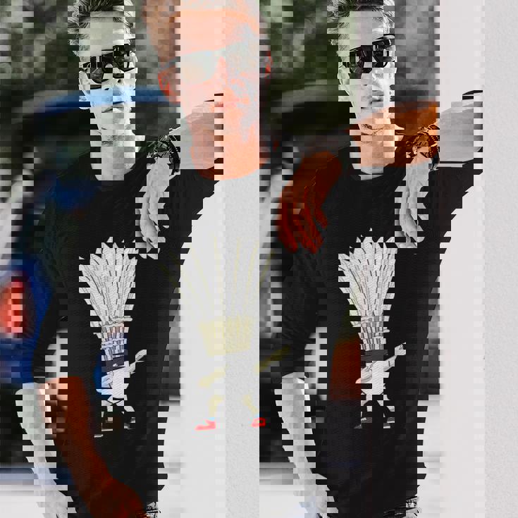 バドミントン ダビングシャトルコック バーディーボーイ バドミントン 長袖Tシャツ 彼への贈り物