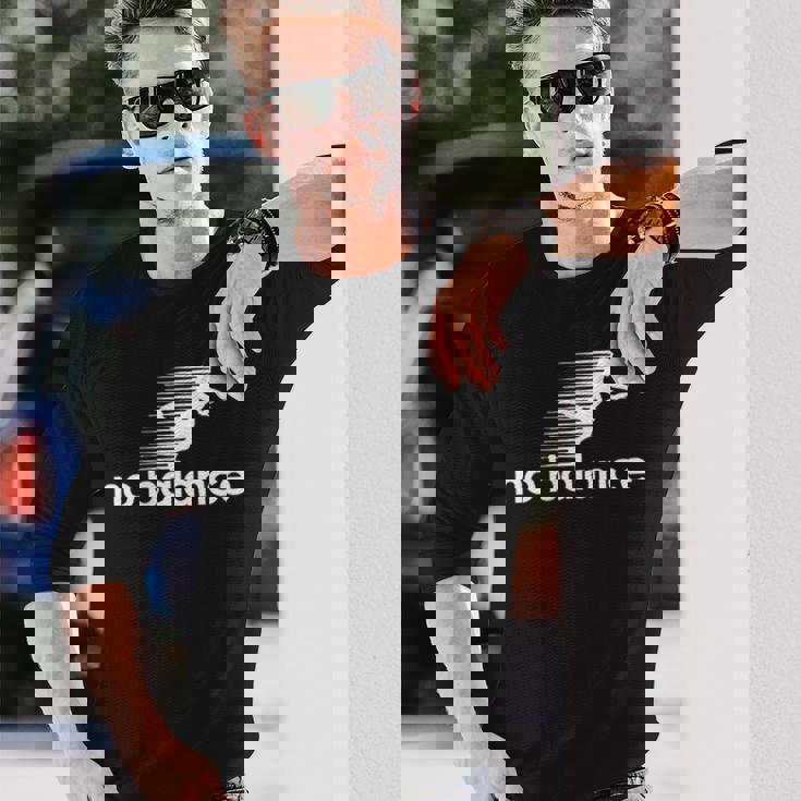 バランスが取れない スポーツとユーモアのための面白いパロディデザイン 長袖Tシャツ 彼への贈り物