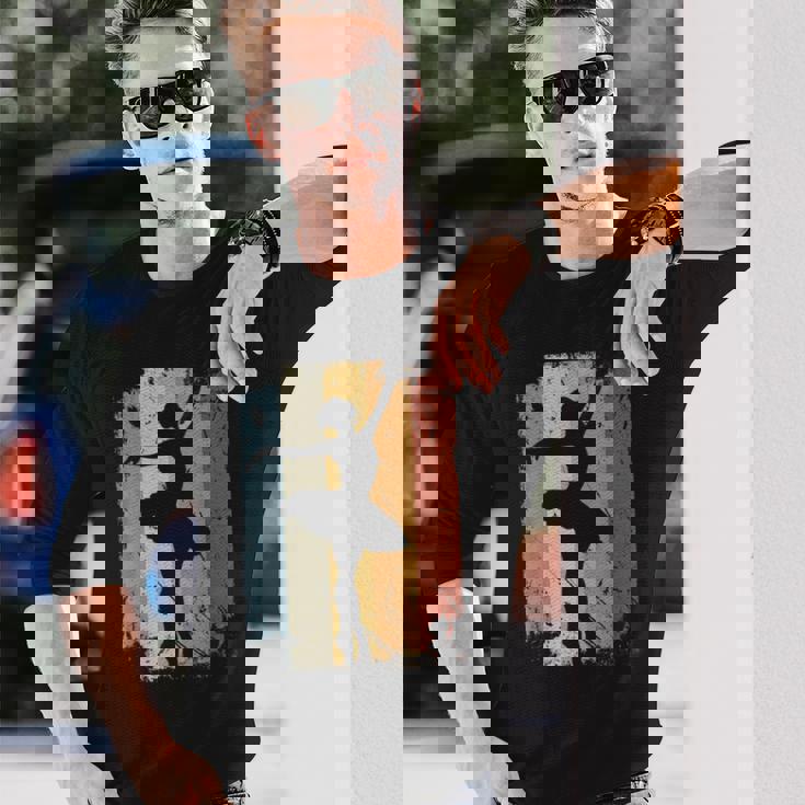 バレエダンスダンスバレリーナシューズ En Pointe ヴィンテージレトロ 長袖Tシャツ 彼への贈り物