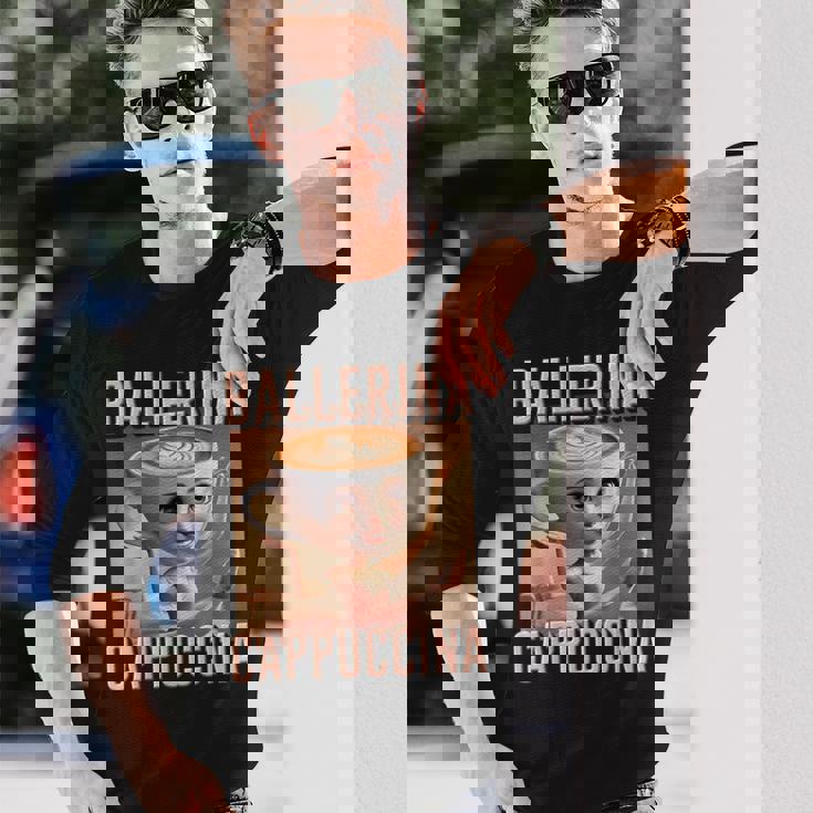 バレリーナ カプチーナ Ai 生成 キャラクター イタリアン ブレイン 長袖Tシャツ 彼への贈り物