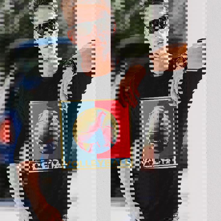 バレーボール バレー 面白tシャツ おもしろ 服 メンズ レディース おもしろグッズ バレー部 長袖Tシャツ 彼への贈り物