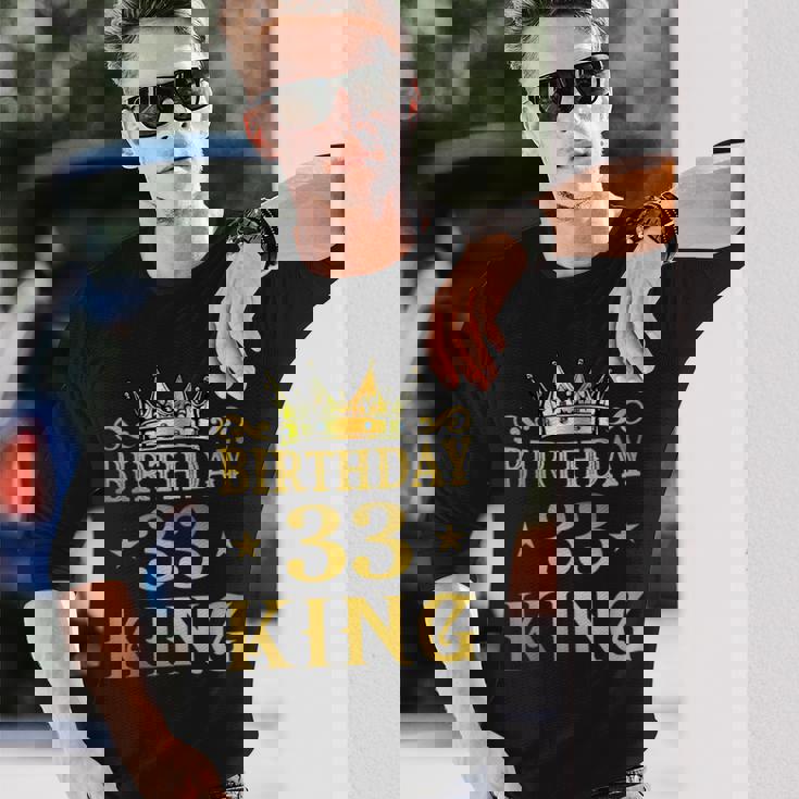 バースデーキング 33歳 男性 長袖Tシャツ 彼への贈り物