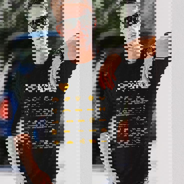 パスタタイプ スパゲッティヌードル イタリア ギフトパスタ 長袖Tシャツ 彼への贈り物