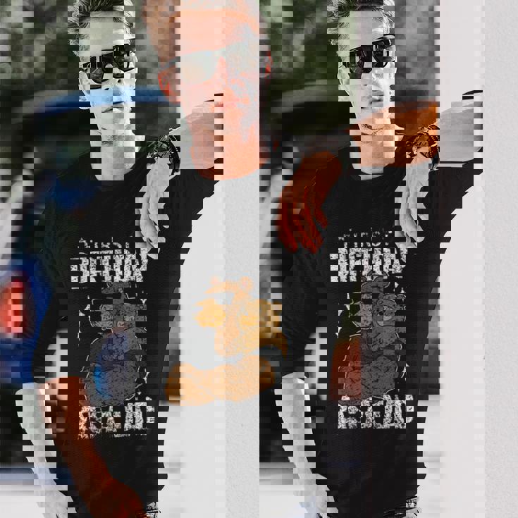 パパになって初めての誕生日 パパ お父さん 父 パーティー 誕生日 長袖Tシャツ 彼への贈り物