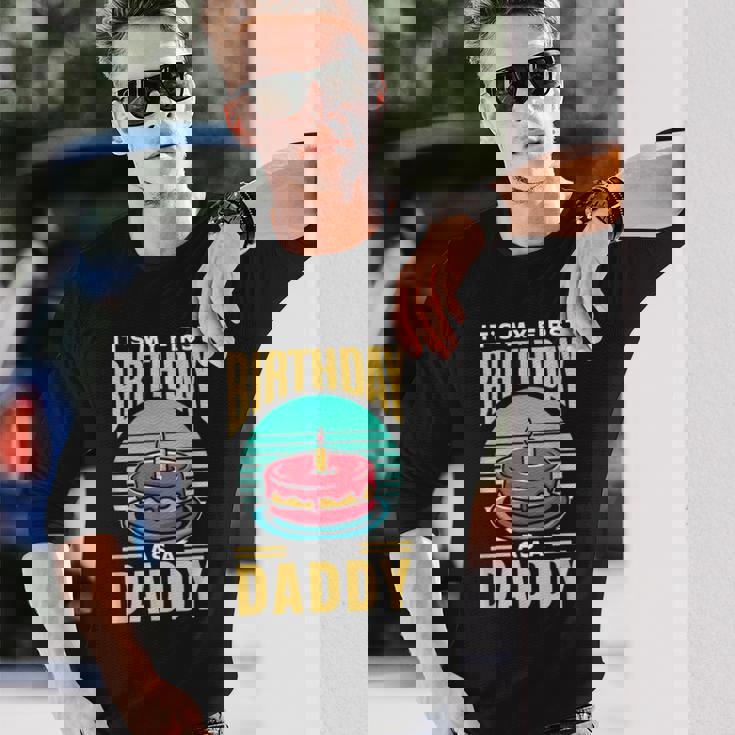 パパになって初めての誕生日 年 祝 チーム パーティー 長袖Tシャツ 彼への贈り物