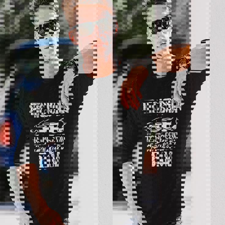 パーカッション楽器 長袖Tシャツ 彼への贈り物