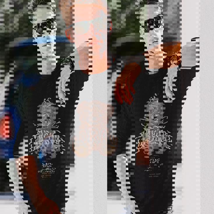 ヒップホップ Y2k Hip Hop ヒップスター ビンテージ エッジー レトロ アーバン ストリートウェア テディ 長袖Tシャツ 彼への贈り物