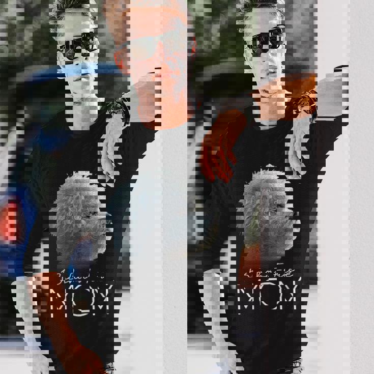 ビション・フリーゼ ママ 長袖Tシャツ 彼への贈り物