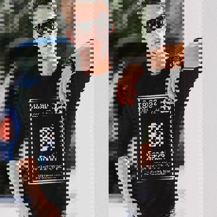 ビスマスエレメント白 長袖Tシャツ 彼への贈り物