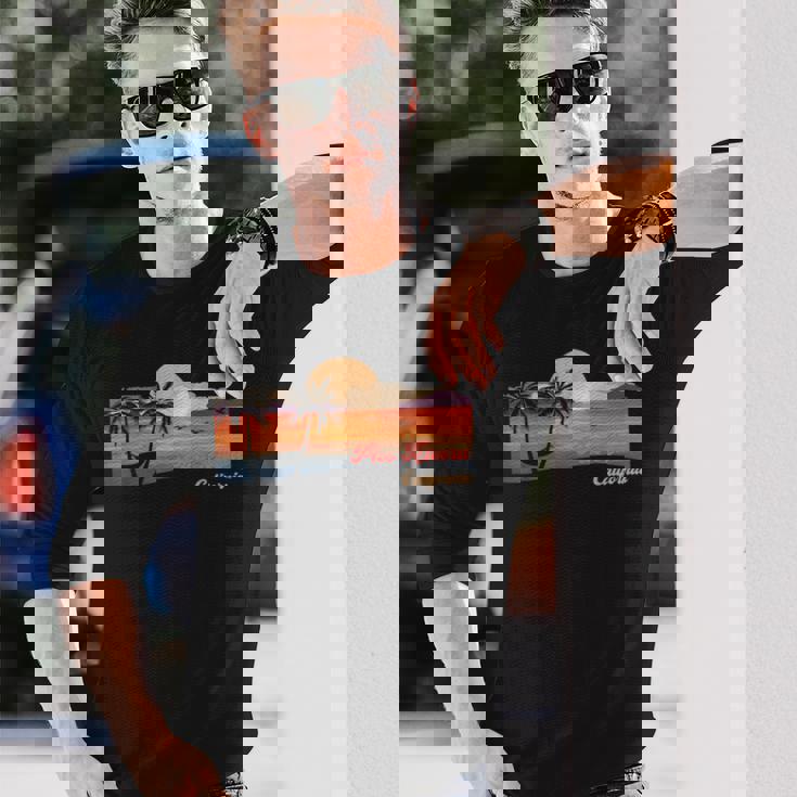 ビンテージ ピコ リベラ カリフォルニア ビーチ 長袖Tシャツ 彼への贈り物