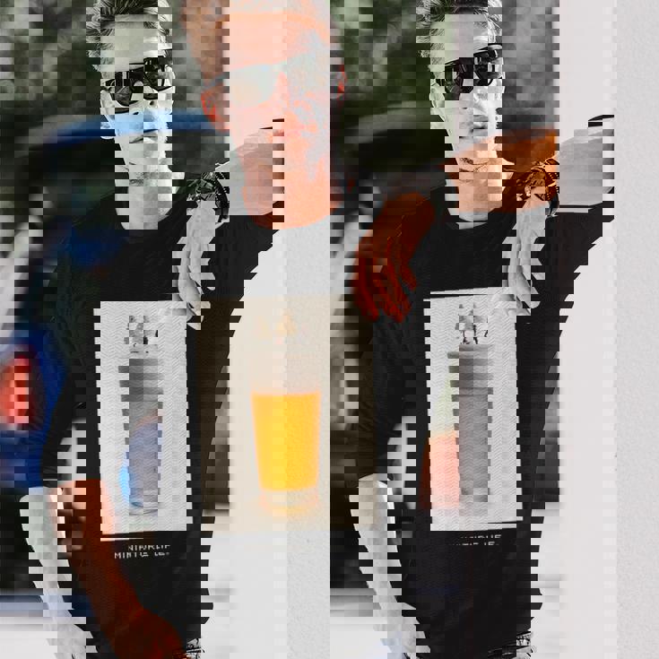 ビール冷え切ってます 長袖Tシャツ 彼への贈り物