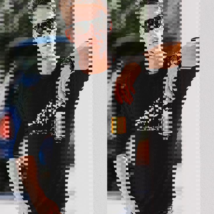 ビール週間ついに金曜日の週末面白いビールギフト 長袖Tシャツ 彼への贈り物