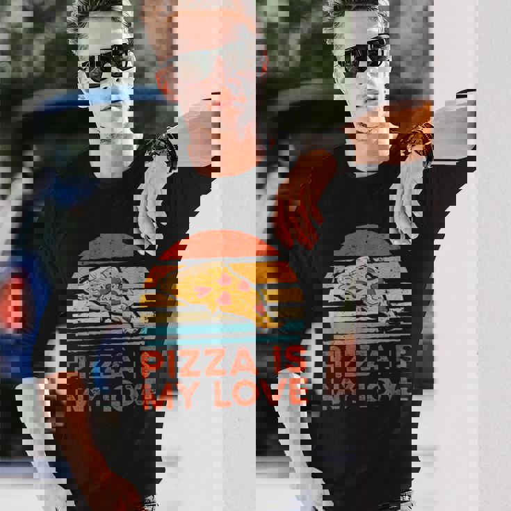 ピザ・イズ・マイ・ラブ 長袖Tシャツ 彼への贈り物