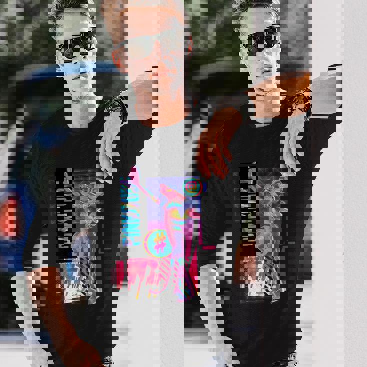 ピンクパンサー 未来的なピンキチュード 長袖Tシャツ 彼への贈り物