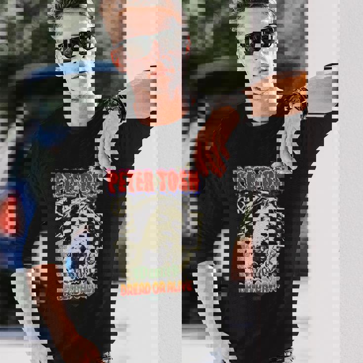 ピーター・トッシュが欲しかったドレッドまたはアライブ写真 リー・ジャッフェ作 長袖Tシャツ 彼への贈り物