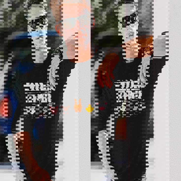 ファームアニマルサウンドoink Baa Neigh Cluck Moo 幼児農家 長袖Tシャツ 彼への贈り物