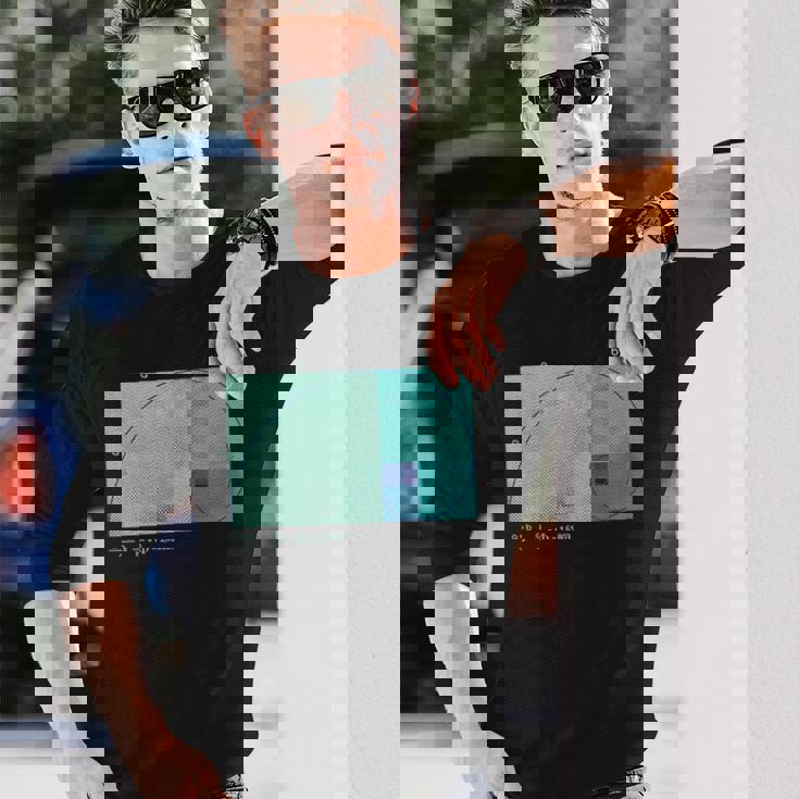 フィボナッチ黄金比 快適なハーフトーン効果。 長袖Tシャツ 彼への贈り物