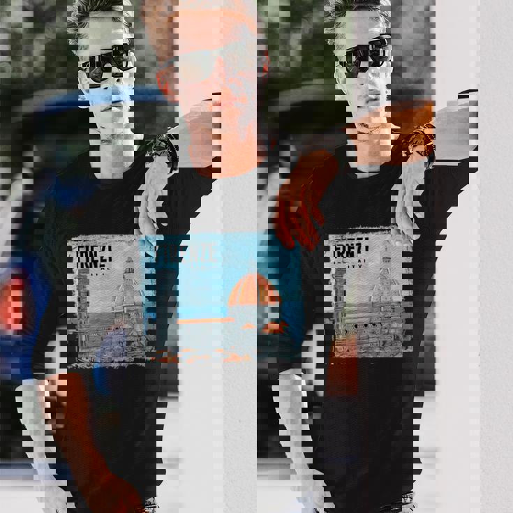 フィレンツェイタリアシャツ-フィレンツェtシャツ 長袖Tシャツ 彼への贈り物