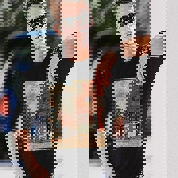 フェルメール【小路】贈り物 ギフト 長袖Tシャツ 彼への贈り物