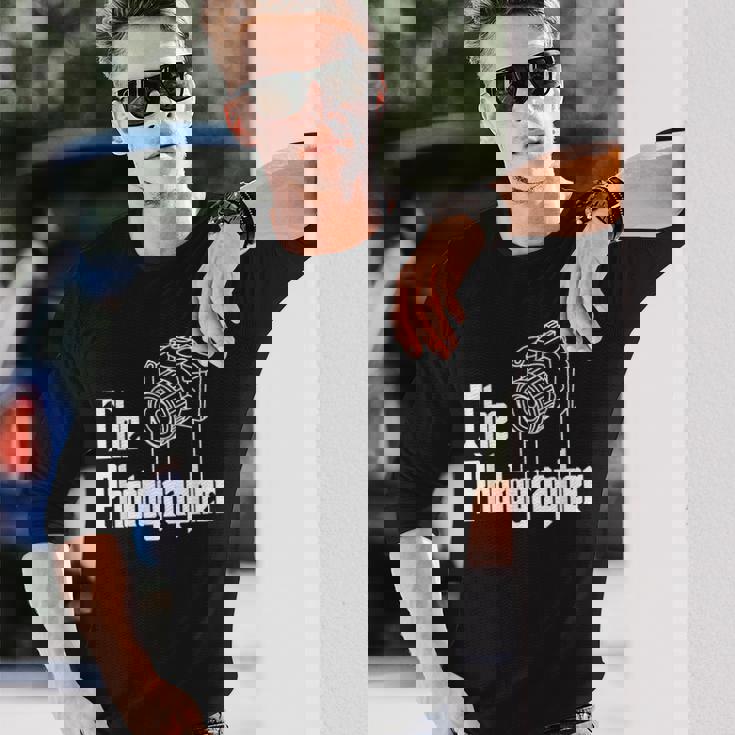 フォトカメラ カメラマン 長袖Tシャツ 彼への贈り物