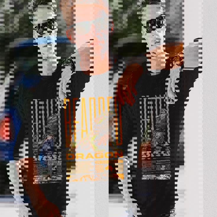 フトアゴヒゲトカゲ 爬虫類キーパー ビアディ トカゲ ストリートウェア 長袖Tシャツ 彼への贈り物