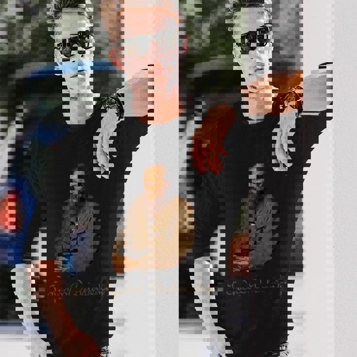 フヨードル・ミハイロヴィッチ・ドストエフスキー 長袖Tシャツ 彼への贈り物