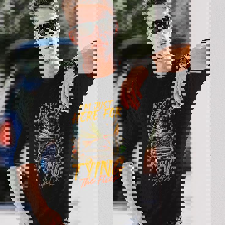 フライフィッシング フライアングラー 長袖Tシャツ 彼への贈り物