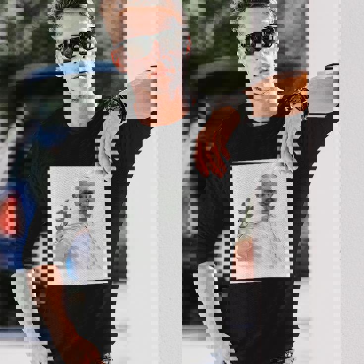 フランシスコ教皇 長袖Tシャツ 彼への贈り物