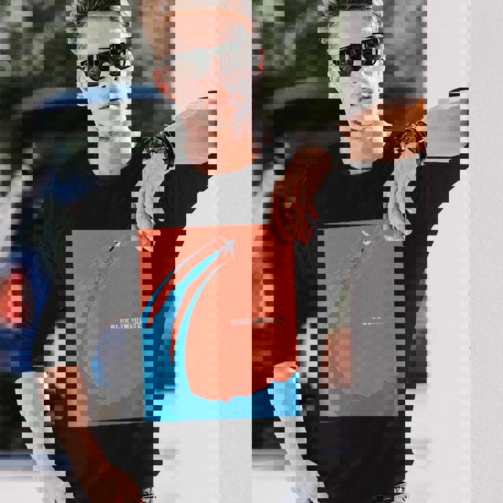 ブルーインパルスmoke 長袖Tシャツ 彼への贈り物