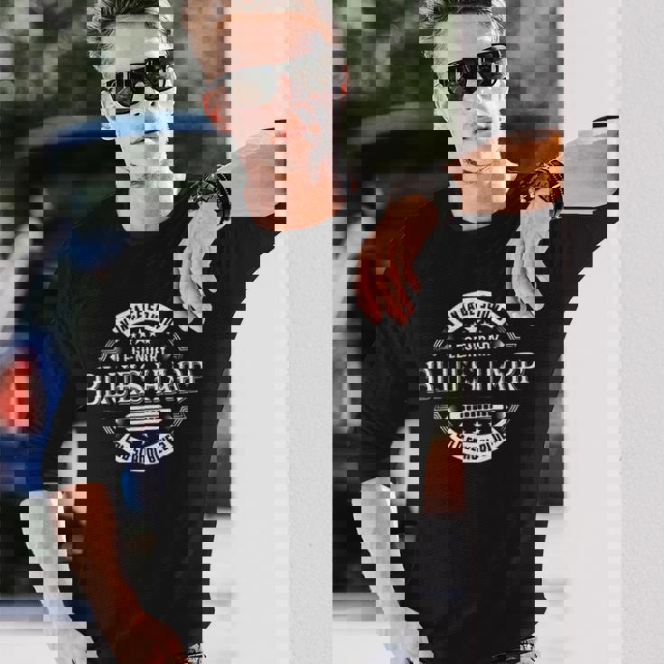 ブルース ハーモニカ ヴィンテージ オールドスクール レトロ ブルース ハープ レジェンド 長袖Tシャツ 彼への贈り物