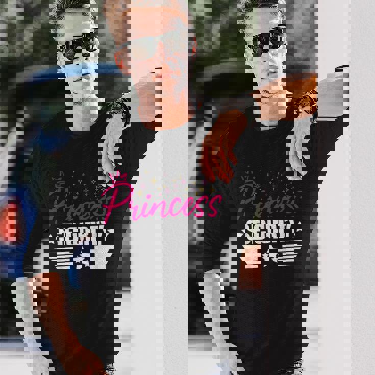 プリンセスセキュリティ面白いグラフィックハロウィーン 長袖Tシャツ 彼への贈り物