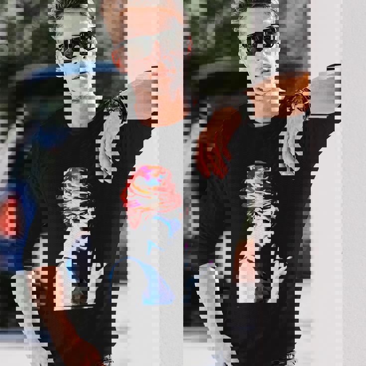 ヘップバーン ヴィンテージ ハリウッド ロックンロール 長袖Tシャツ 彼への贈り物