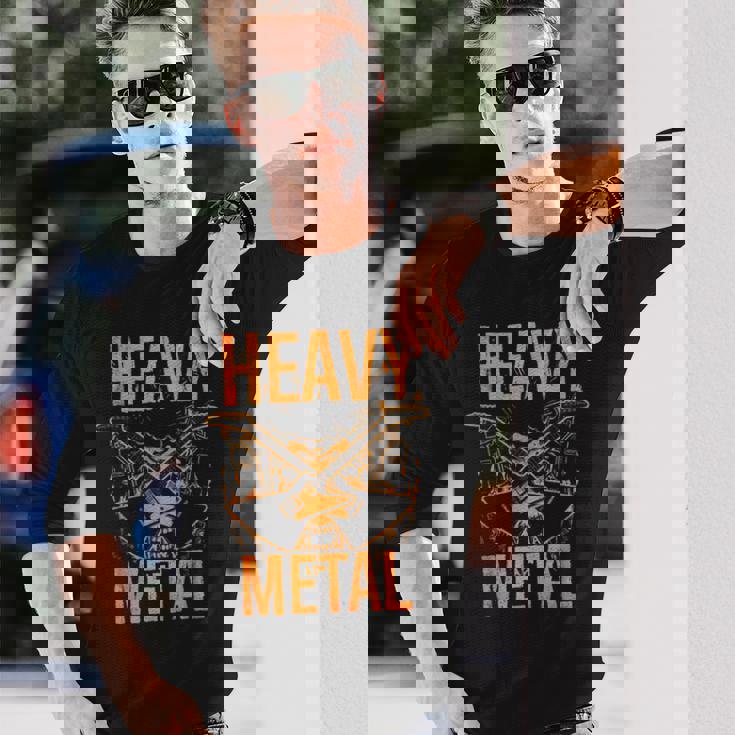 ヘヴィメタルミュージック 長袖Tシャツ 彼への贈り物