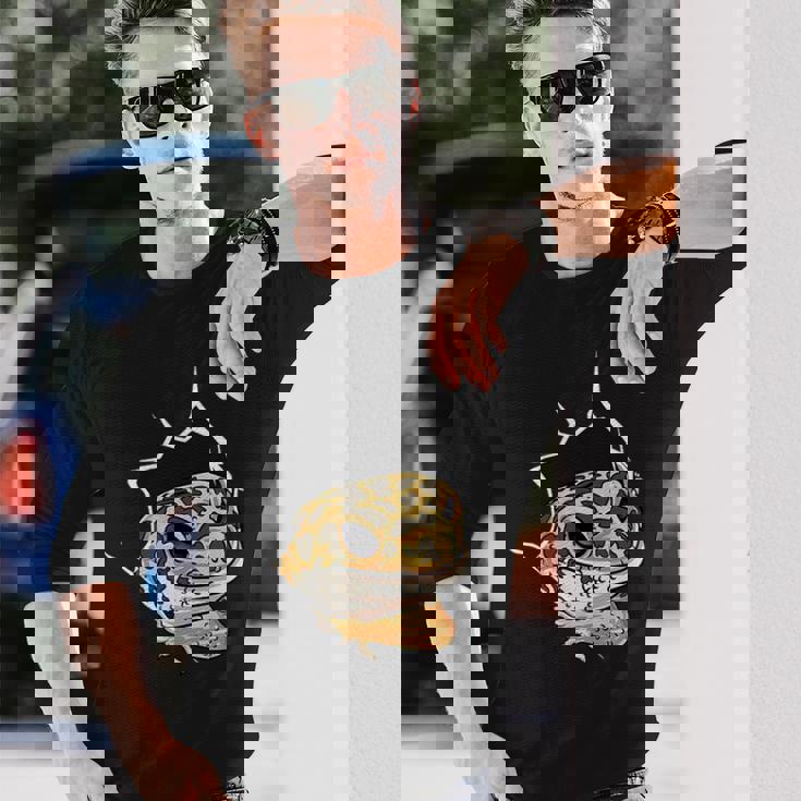 ペット ヒョウ ヤモリギフト I Love My 長袖Tシャツ 彼への贈り物