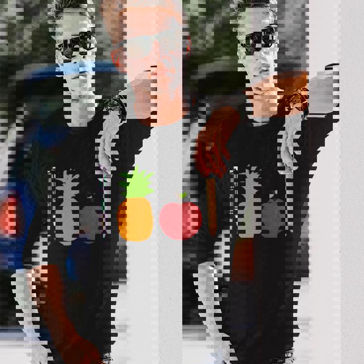 ペン パイナップル アップルペン 面白い 長袖Tシャツ 彼への贈り物