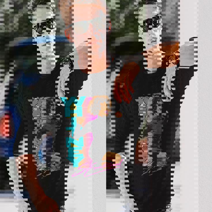 ホイットニー・ヒューストン・とても感情的 長袖Tシャツ 彼への贈り物