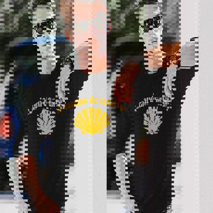 ホタテ貝 カミノ デ サンティアゴ 長袖Tシャツ 彼への贈り物