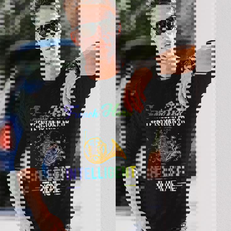 ホルン・ホルニスト フレンチホルン奏者 長袖Tシャツ 彼への贈り物