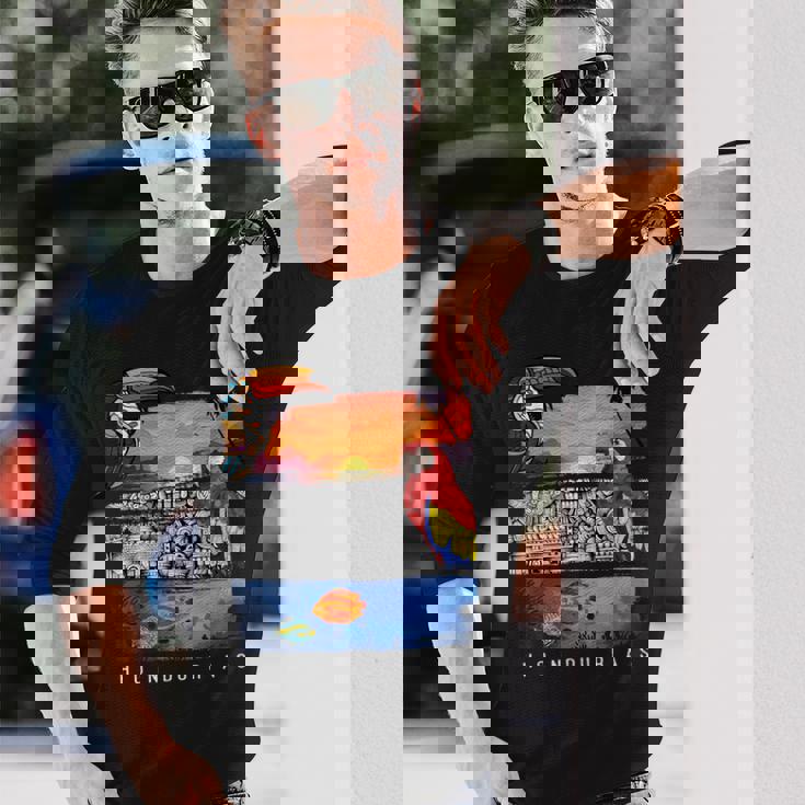 ホンジュラス トロピカルバード ホンジュラス 旅行 バケーション ホンジュラス 長袖Tシャツ 彼への贈り物