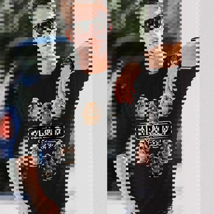 ホーランドロップラビットクルーファニーバニー 長袖Tシャツ 彼への贈り物