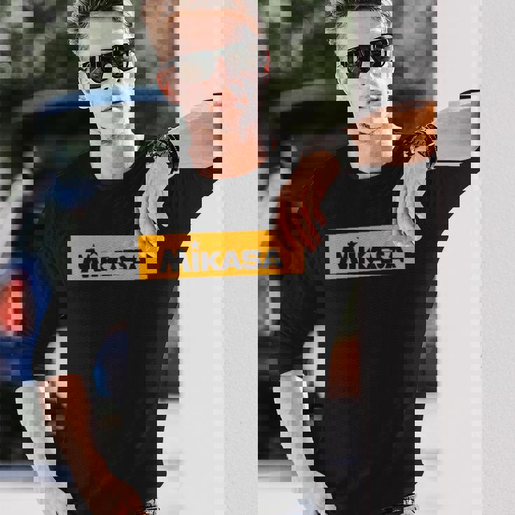 ボックスロゴ オレンジカラー バレーボール 長袖Tシャツ 彼への贈り物