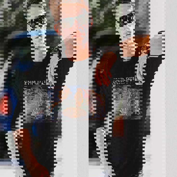 ボッティチェッリのヴィーナスの誕生 長袖Tシャツ 彼への贈り物