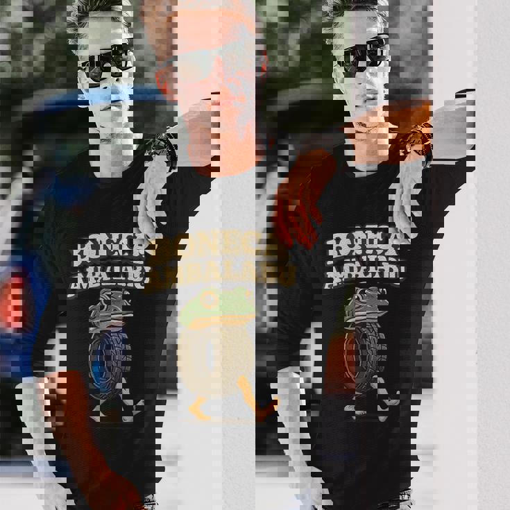 ボネカアンバラブ-イタリアンブレインロットミーム 長袖Tシャツ 彼への贈り物