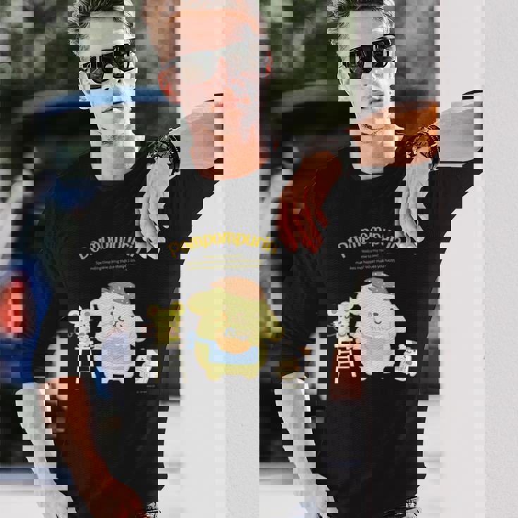 ポムポムプリン ハピネスマイルーム 長袖Tシャツ 彼への贈り物