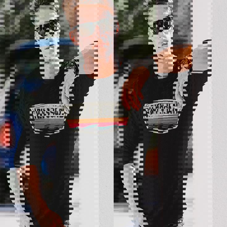 ポーリーズ島 サウスカロライナ州 ポーリーズ島scシールド 長袖Tシャツ 彼への贈り物