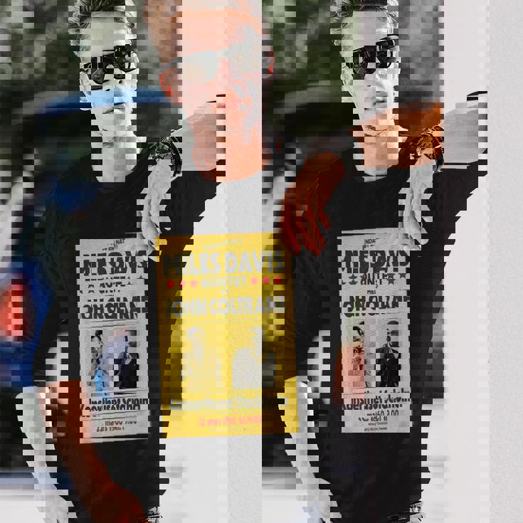 マイルス・デイビス・クインテットとジョン・コルトレーンストックホルム 1960 長袖Tシャツ 彼への贈り物