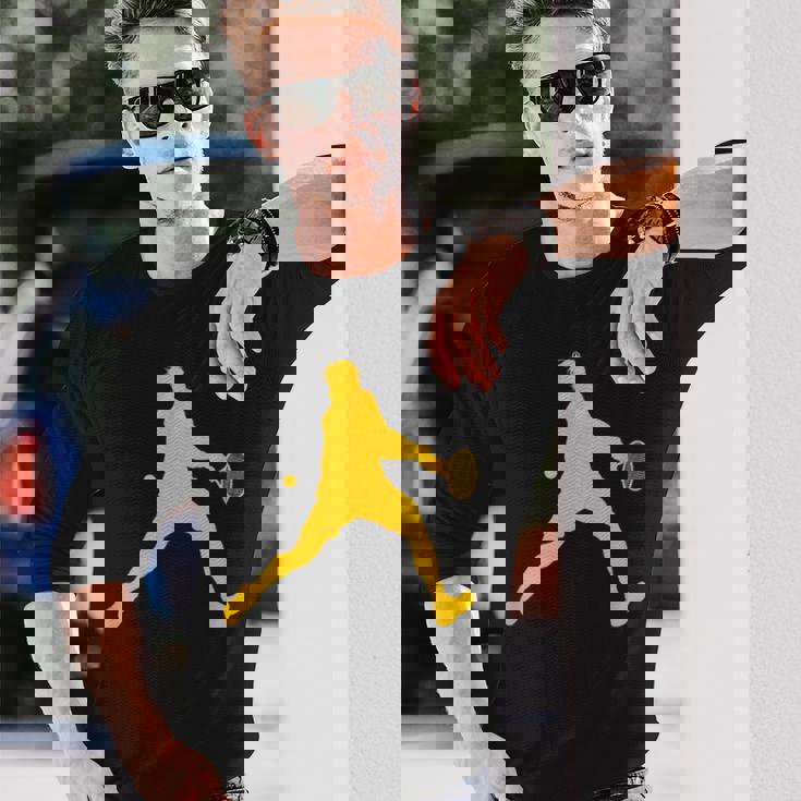 マエストロ・デ・テニス・イン・アクション 長袖Tシャツ 彼への贈り物