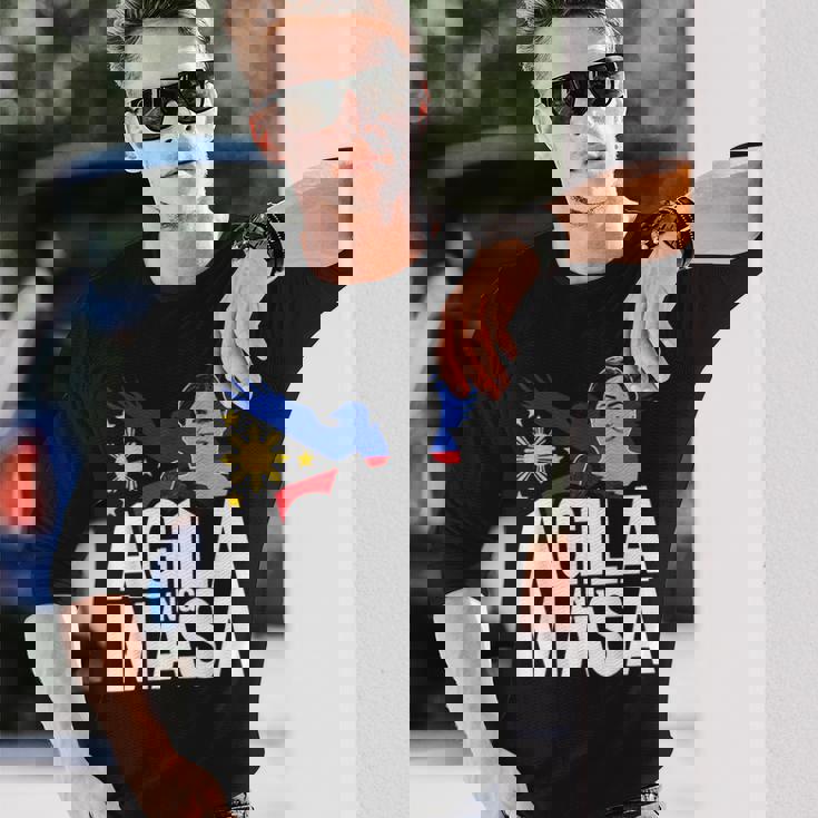 マサ・フィリピンのサラ・ドゥテルテ・アギラ、私たちはprrdを支持します 長袖Tシャツ 彼への贈り物