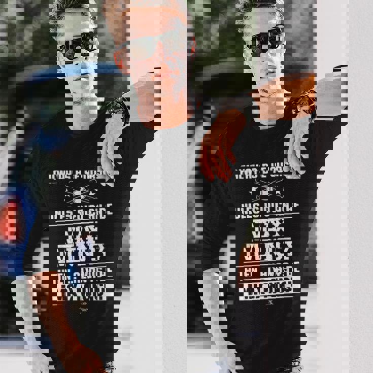 マックス・マンシー いつも自分らしくゲームデー 長袖Tシャツ 彼への贈り物